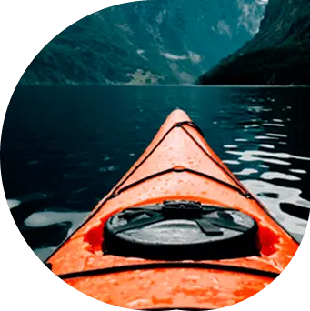 Kayak en un rio