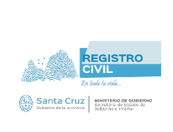 Registro Civil Santa Cruz