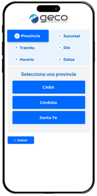 Soloturnos Empresas - Seleccion provincia